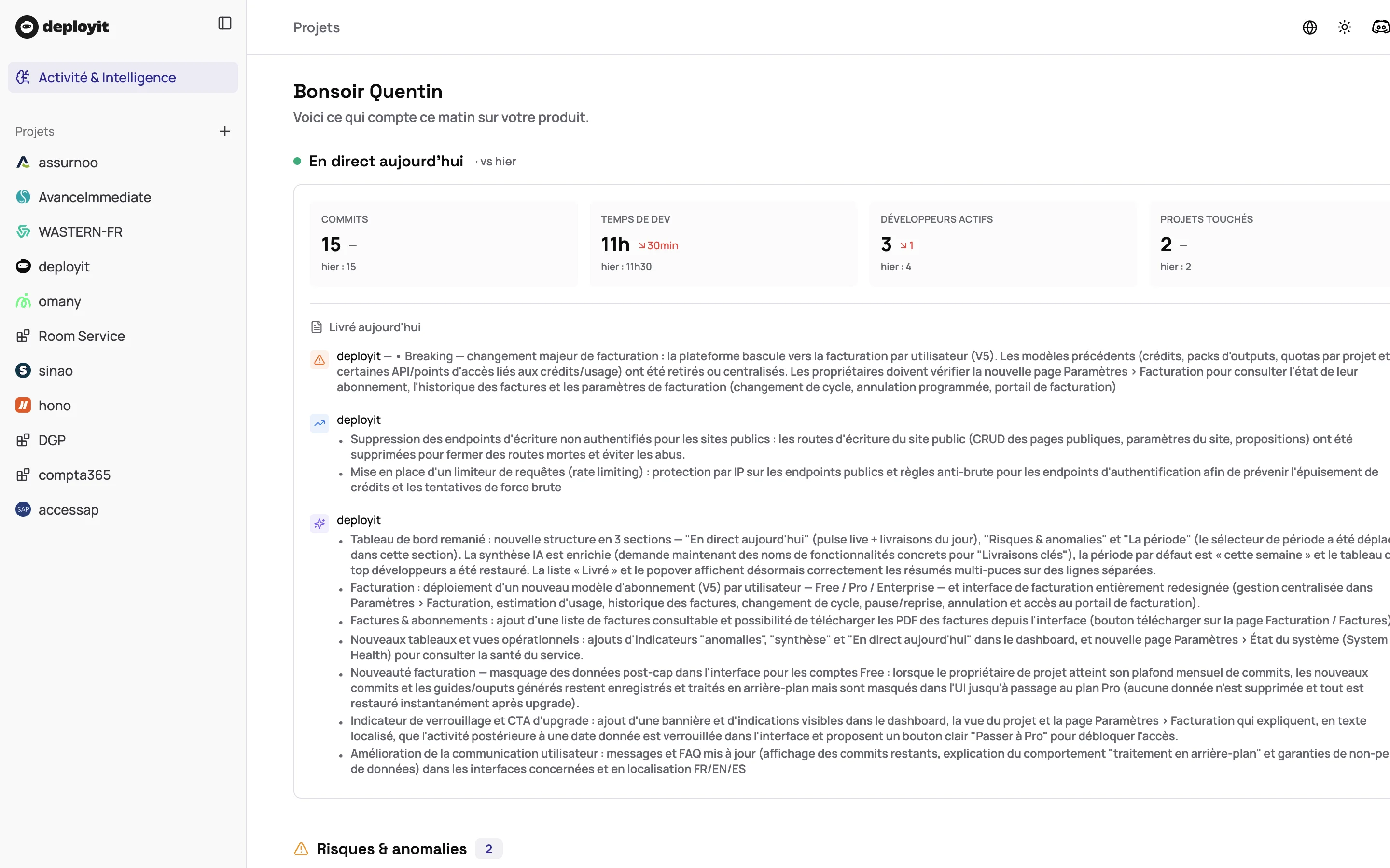 Three tools in one, for teams that ship fast.