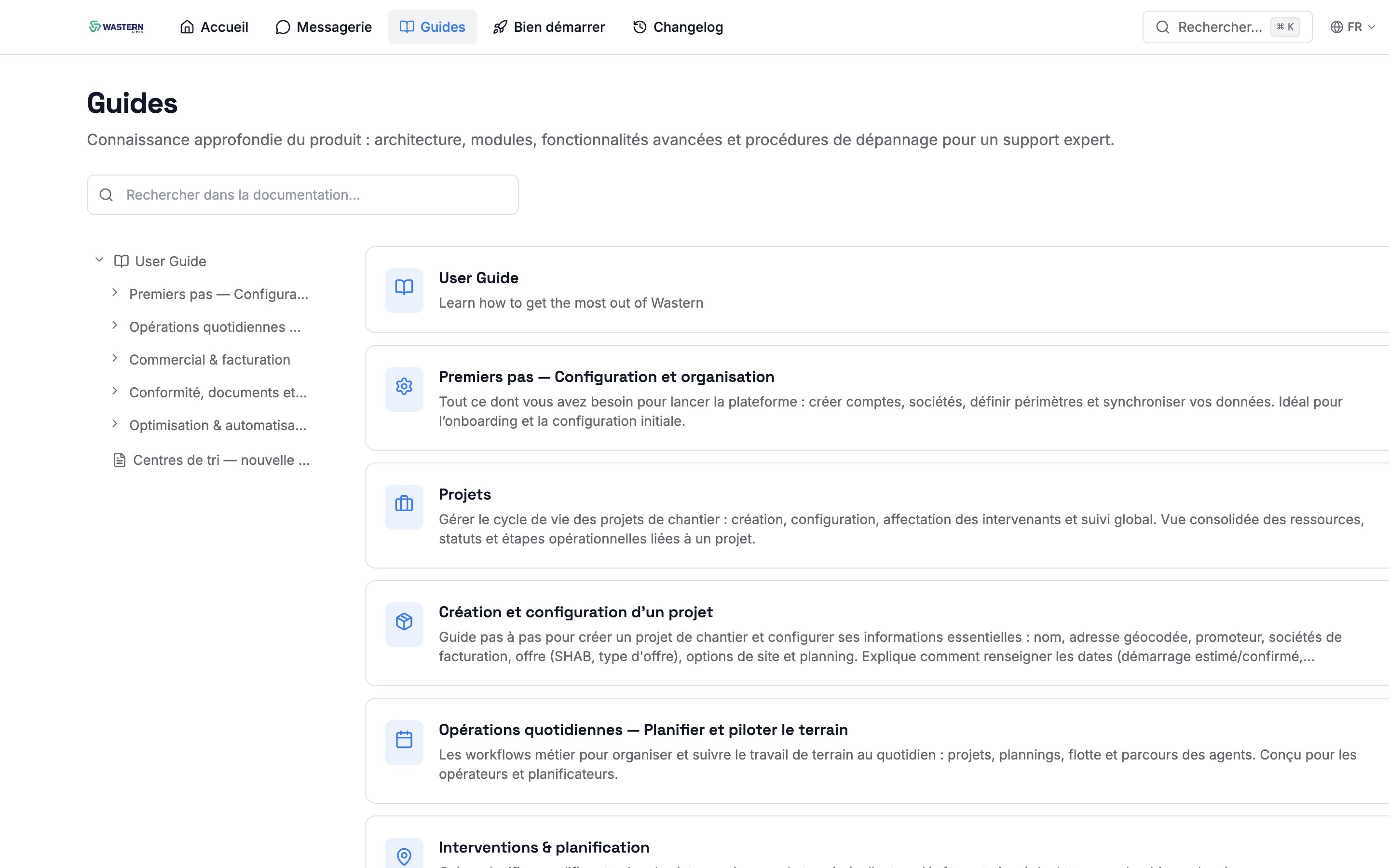 Auto-generated user guides